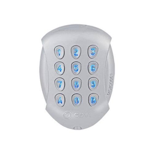 CDVI GALEO BT GALEO-4.0 Series, Remote Keypad with Backlit Keys, Bluetooth Enabled, Surface Mount, Silver